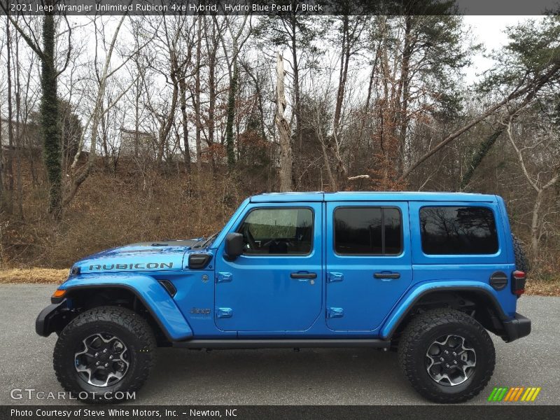  2021 Wrangler Unlimited Rubicon 4xe Hybrid Hydro Blue Pearl