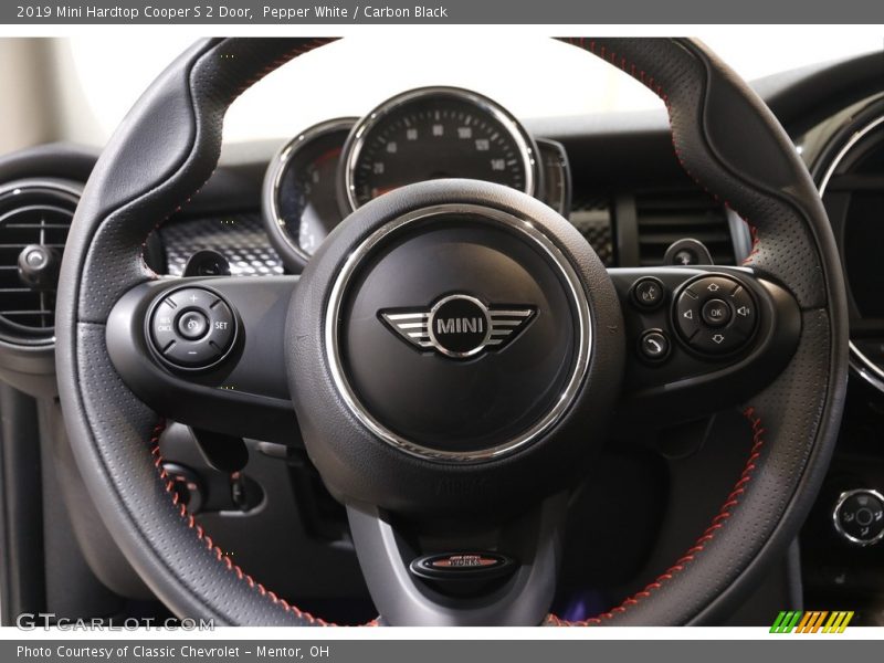 Pepper White / Carbon Black 2019 Mini Hardtop Cooper S 2 Door