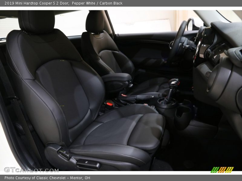 Pepper White / Carbon Black 2019 Mini Hardtop Cooper S 2 Door