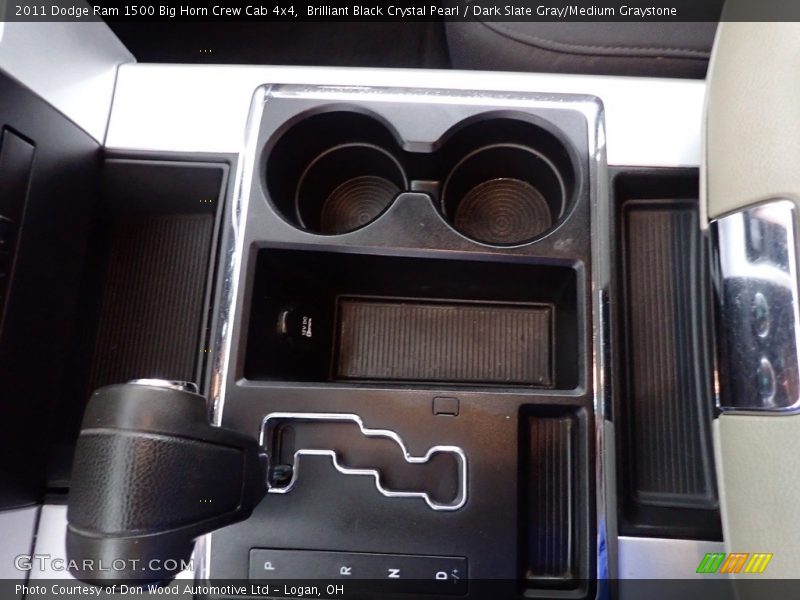 Brilliant Black Crystal Pearl / Dark Slate Gray/Medium Graystone 2011 Dodge Ram 1500 Big Horn Crew Cab 4x4