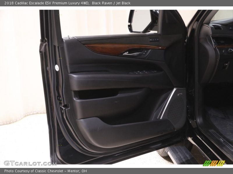 Black Raven / Jet Black 2018 Cadillac Escalade ESV Premium Luxury 4WD