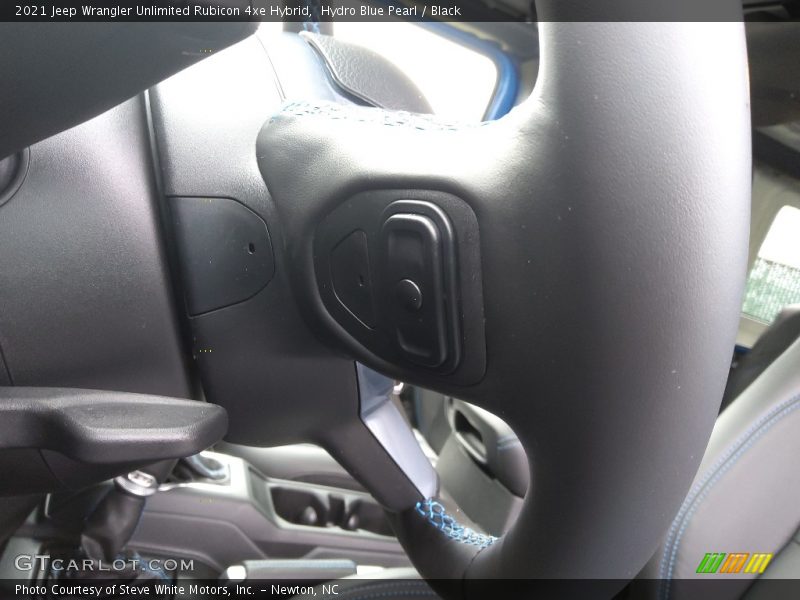 Hydro Blue Pearl / Black 2021 Jeep Wrangler Unlimited Rubicon 4xe Hybrid