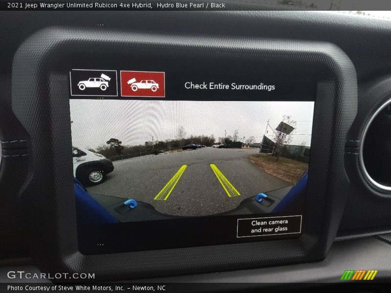 Navigation of 2021 Wrangler Unlimited Rubicon 4xe Hybrid