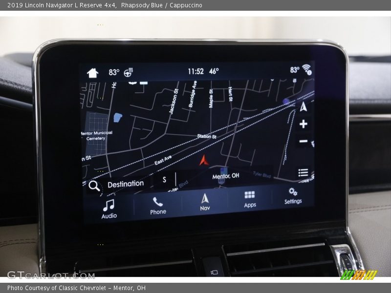 Navigation of 2019 Navigator L Reserve 4x4