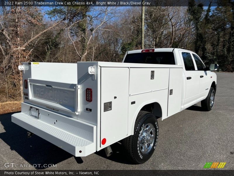 Bright White / Black/Diesel Gray 2022 Ram 2500 Tradesman Crew Cab Chassis 4x4