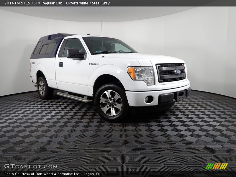 Oxford White / Steel Grey 2014 Ford F150 STX Regular Cab