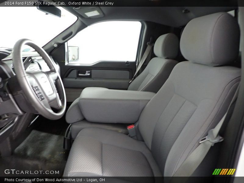 Oxford White / Steel Grey 2014 Ford F150 STX Regular Cab