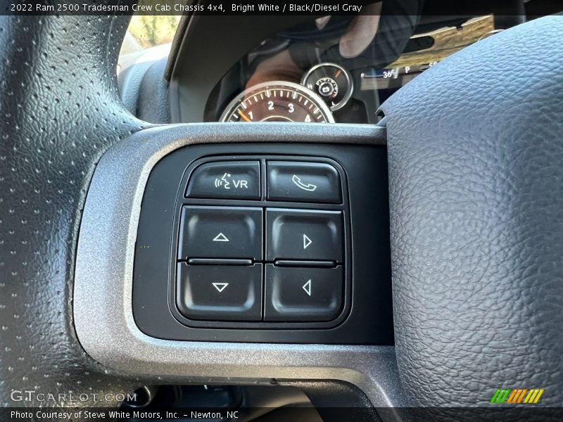 Bright White / Black/Diesel Gray 2022 Ram 2500 Tradesman Crew Cab Chassis 4x4