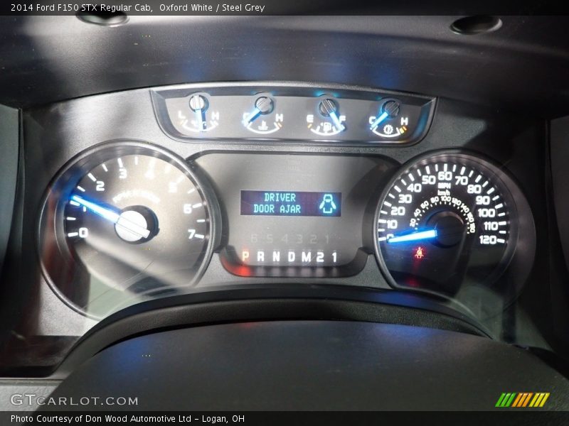 Oxford White / Steel Grey 2014 Ford F150 STX Regular Cab