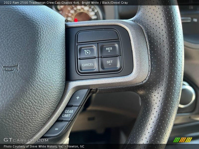 Bright White / Black/Diesel Gray 2022 Ram 2500 Tradesman Crew Cab Chassis 4x4