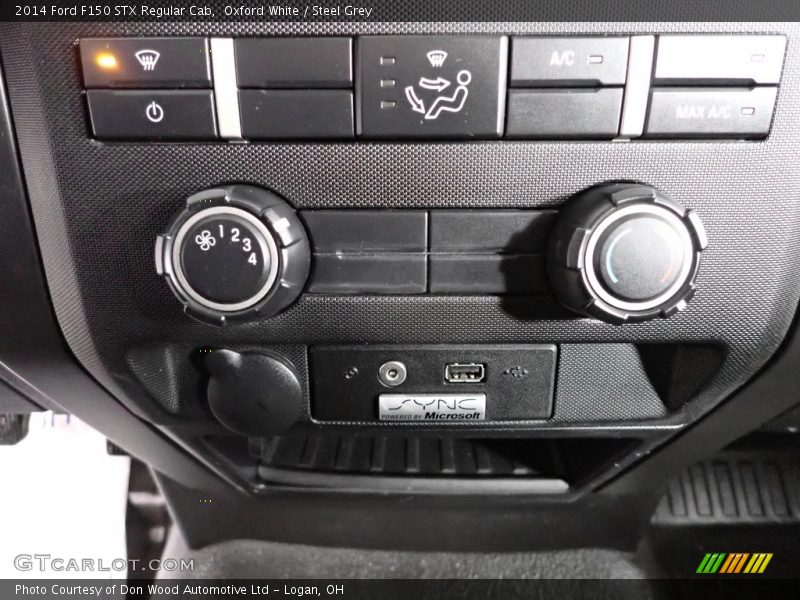 Oxford White / Steel Grey 2014 Ford F150 STX Regular Cab