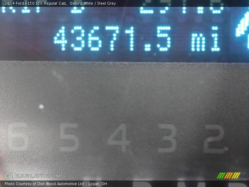 Oxford White / Steel Grey 2014 Ford F150 STX Regular Cab