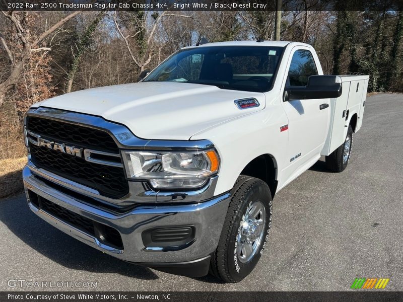 Bright White / Black/Diesel Gray 2022 Ram 2500 Tradesman Regular Cab Chassis 4x4