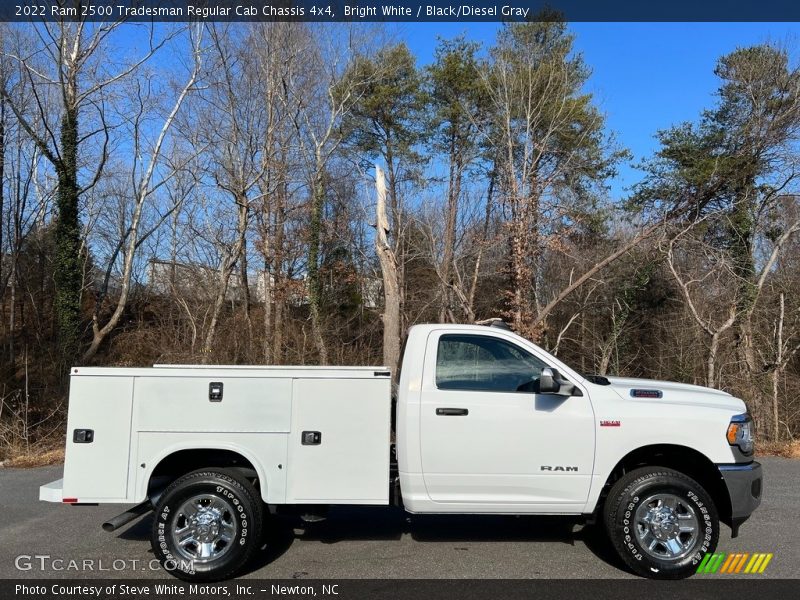 Bright White / Black/Diesel Gray 2022 Ram 2500 Tradesman Regular Cab Chassis 4x4