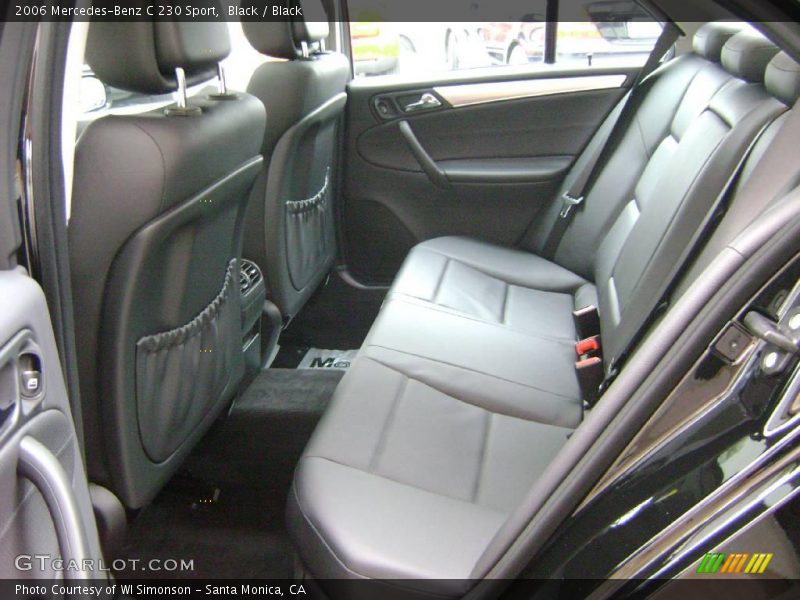 Black / Black 2006 Mercedes-Benz C 230 Sport