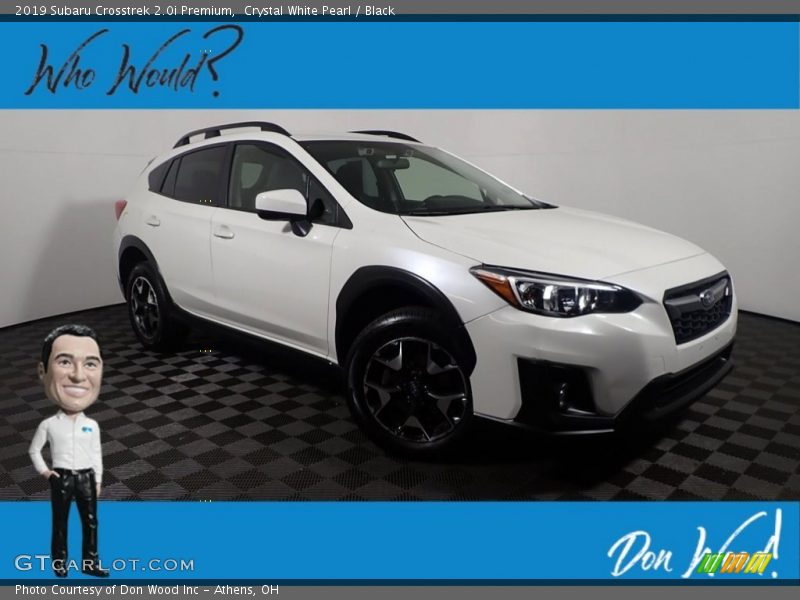 Crystal White Pearl / Black 2019 Subaru Crosstrek 2.0i Premium