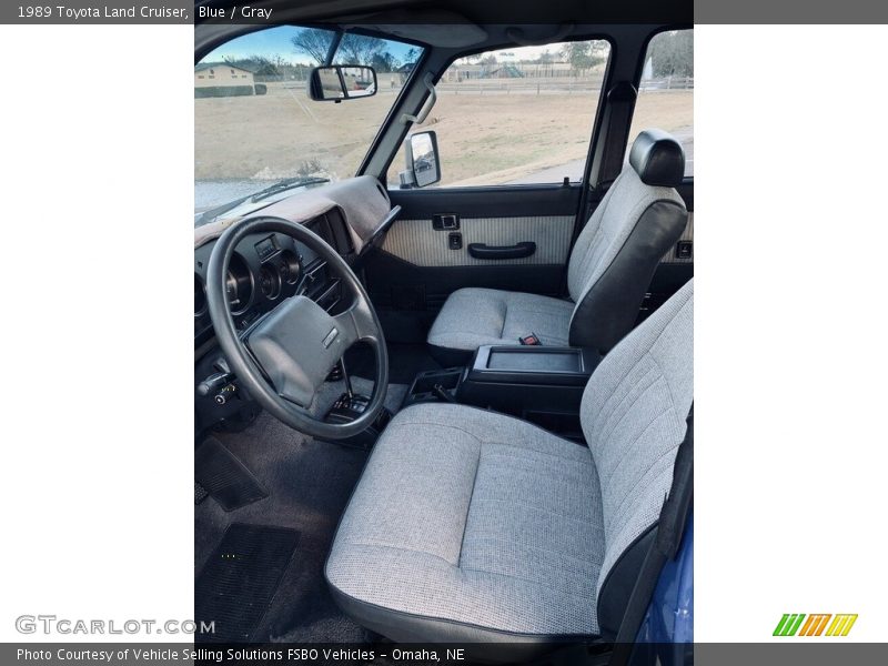  1989 Land Cruiser  Gray Interior