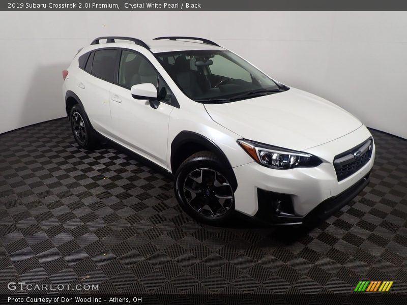 Crystal White Pearl / Black 2019 Subaru Crosstrek 2.0i Premium