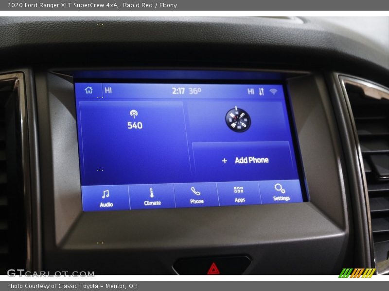 Rapid Red / Ebony 2020 Ford Ranger XLT SuperCrew 4x4
