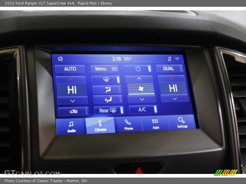 Rapid Red / Ebony 2020 Ford Ranger XLT SuperCrew 4x4