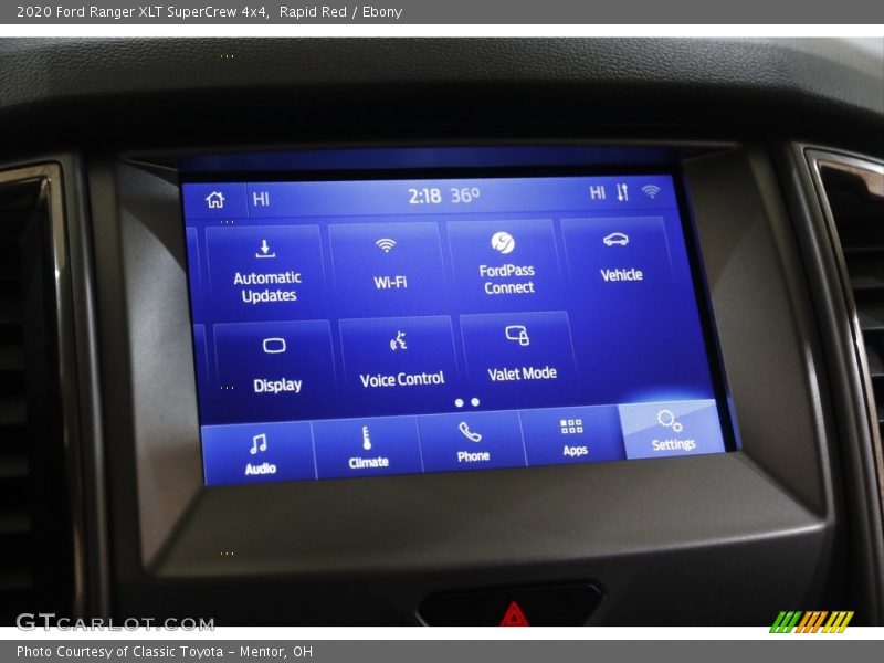 Rapid Red / Ebony 2020 Ford Ranger XLT SuperCrew 4x4