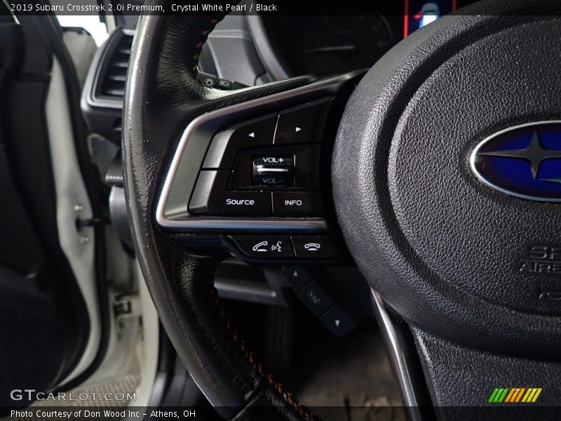Crystal White Pearl / Black 2019 Subaru Crosstrek 2.0i Premium
