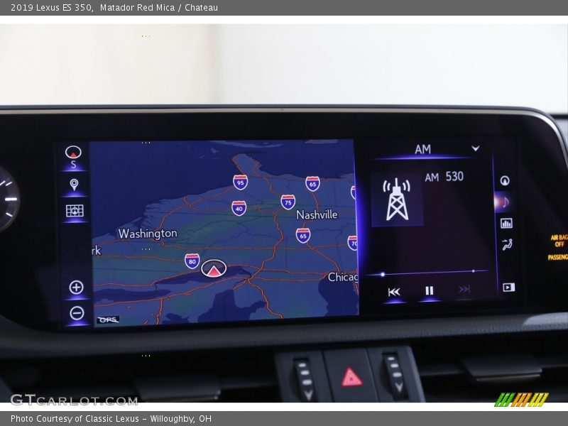 Matador Red Mica / Chateau 2019 Lexus ES 350