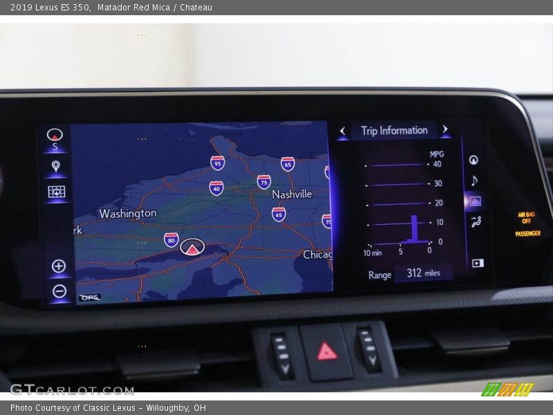 Matador Red Mica / Chateau 2019 Lexus ES 350