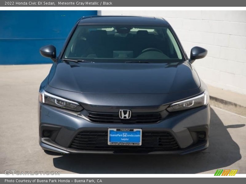 Meteorite Gray Metallic / Black 2022 Honda Civic EX Sedan