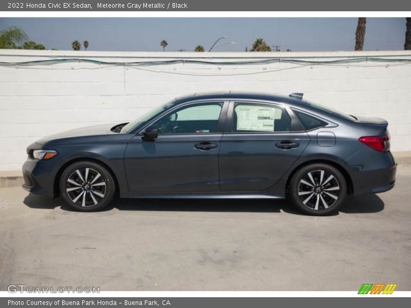 Meteorite Gray Metallic / Black 2022 Honda Civic EX Sedan