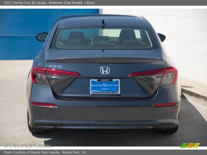 Meteorite Gray Metallic / Black 2022 Honda Civic EX Sedan