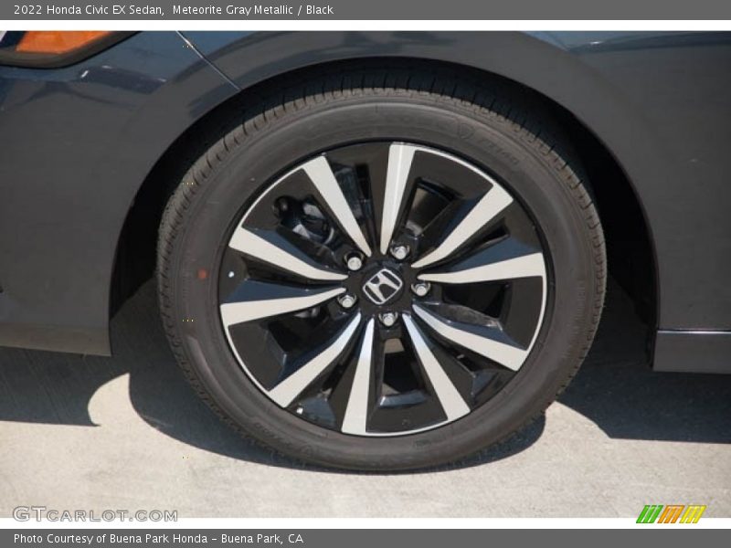 Meteorite Gray Metallic / Black 2022 Honda Civic EX Sedan