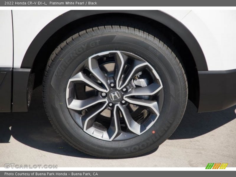 Platinum White Pearl / Black 2022 Honda CR-V EX-L