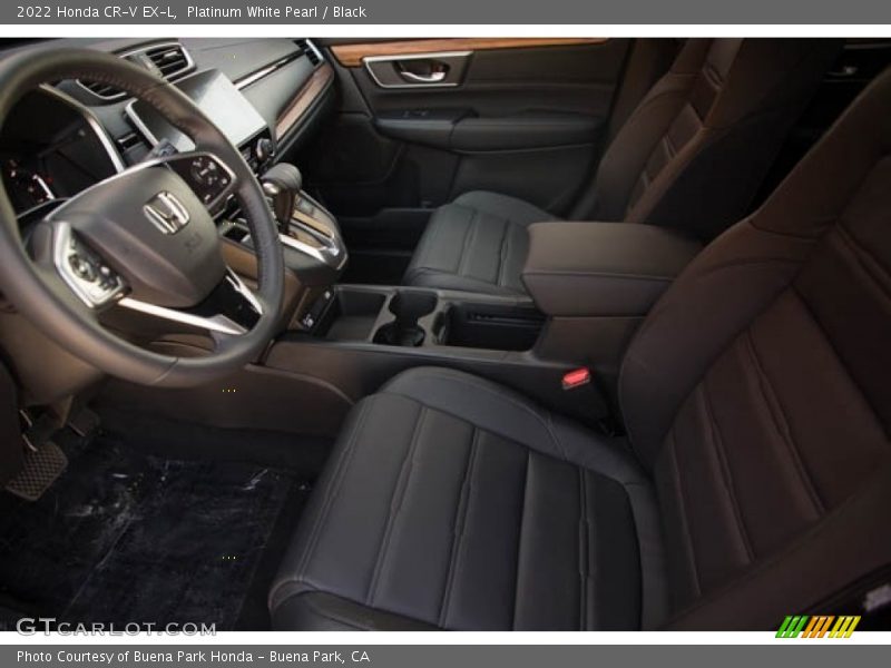 Platinum White Pearl / Black 2022 Honda CR-V EX-L