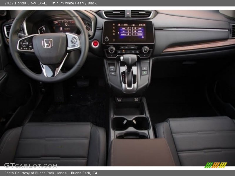 Platinum White Pearl / Black 2022 Honda CR-V EX-L