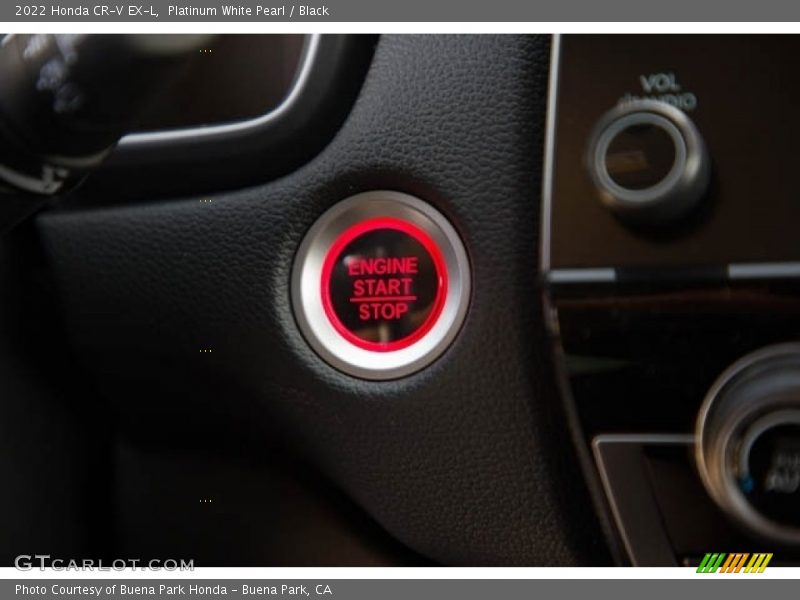 Platinum White Pearl / Black 2022 Honda CR-V EX-L