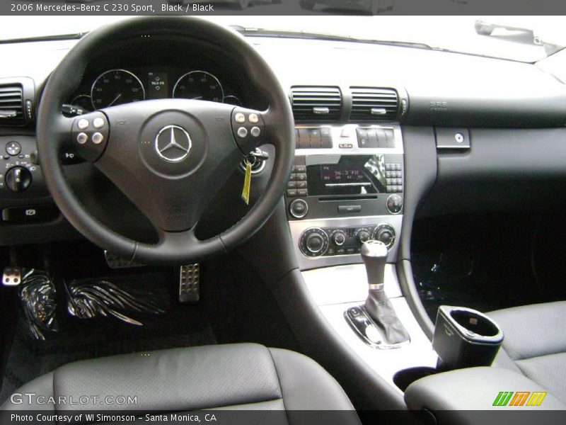 Black / Black 2006 Mercedes-Benz C 230 Sport