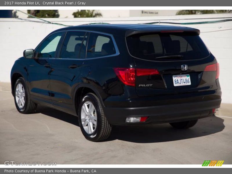 Crystal Black Pearl / Gray 2017 Honda Pilot LX