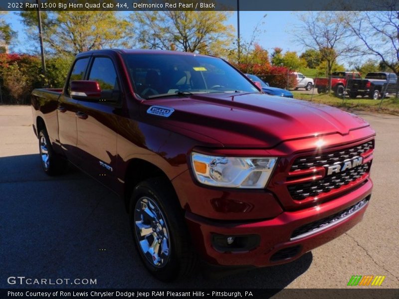 Delmonico Red Pearl / Black 2022 Ram 1500 Big Horn Quad Cab 4x4