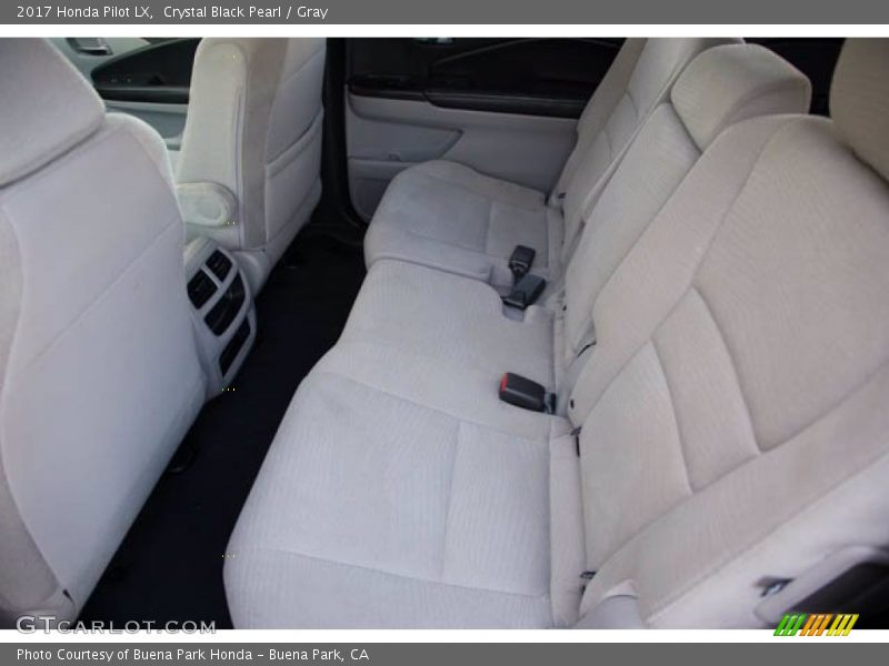 Crystal Black Pearl / Gray 2017 Honda Pilot LX