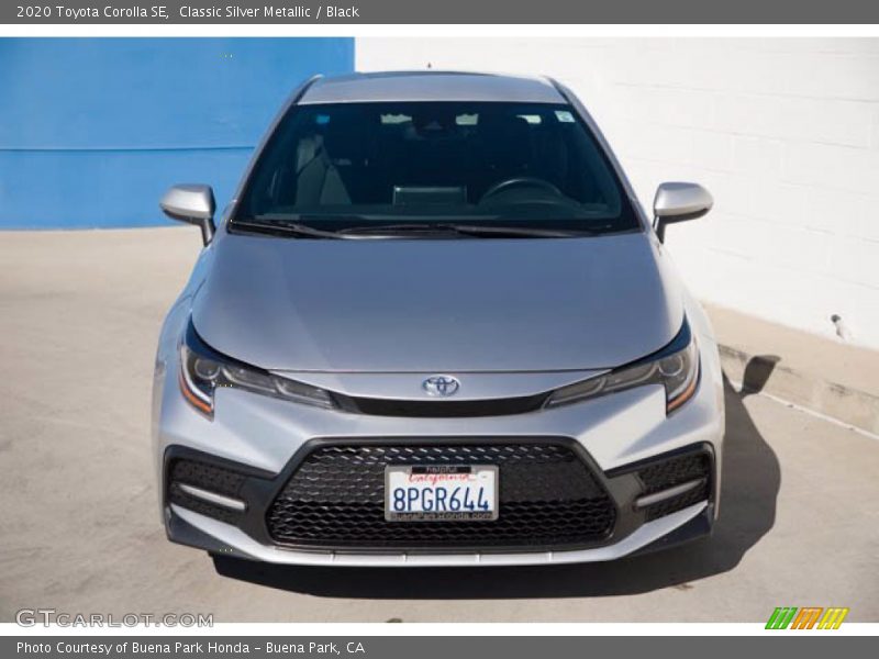 Classic Silver Metallic / Black 2020 Toyota Corolla SE