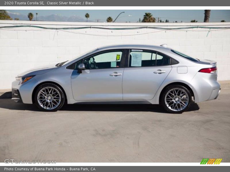 Classic Silver Metallic / Black 2020 Toyota Corolla SE