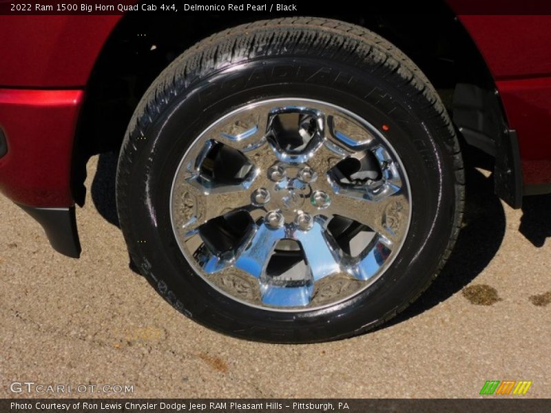 Delmonico Red Pearl / Black 2022 Ram 1500 Big Horn Quad Cab 4x4