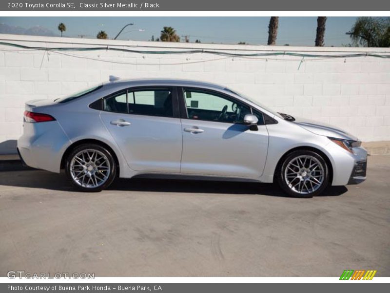 Classic Silver Metallic / Black 2020 Toyota Corolla SE