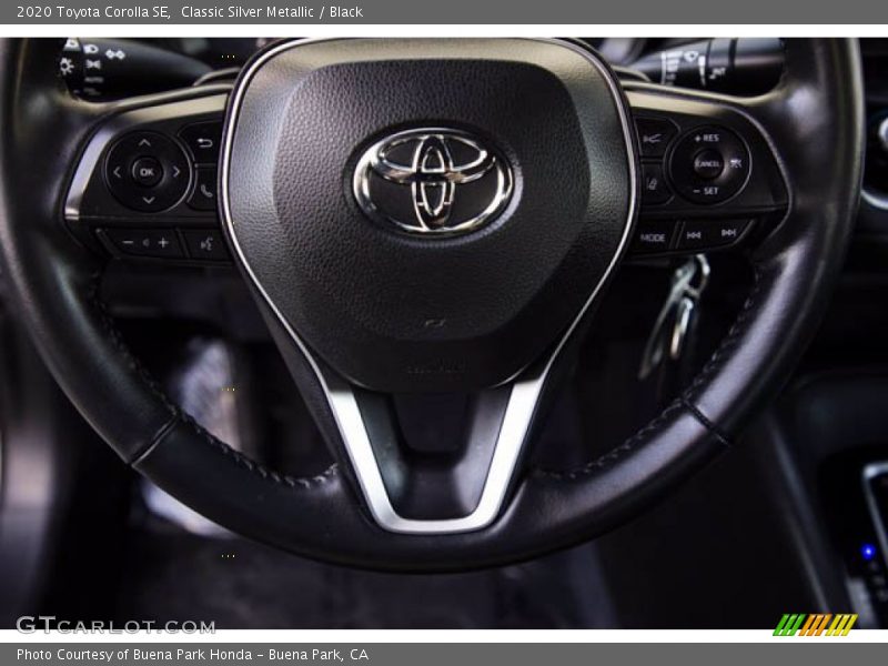 Classic Silver Metallic / Black 2020 Toyota Corolla SE