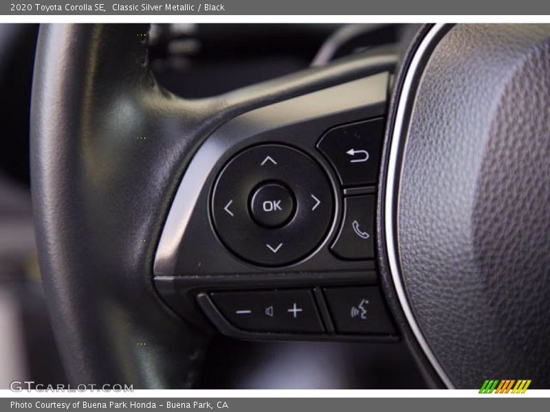 Classic Silver Metallic / Black 2020 Toyota Corolla SE