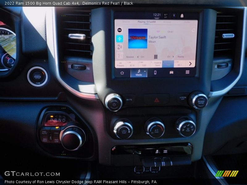 Delmonico Red Pearl / Black 2022 Ram 1500 Big Horn Quad Cab 4x4