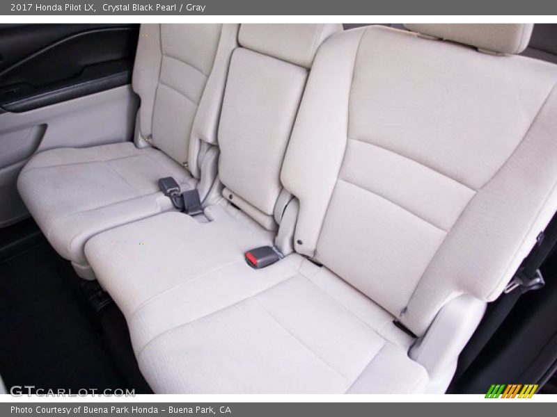 Crystal Black Pearl / Gray 2017 Honda Pilot LX