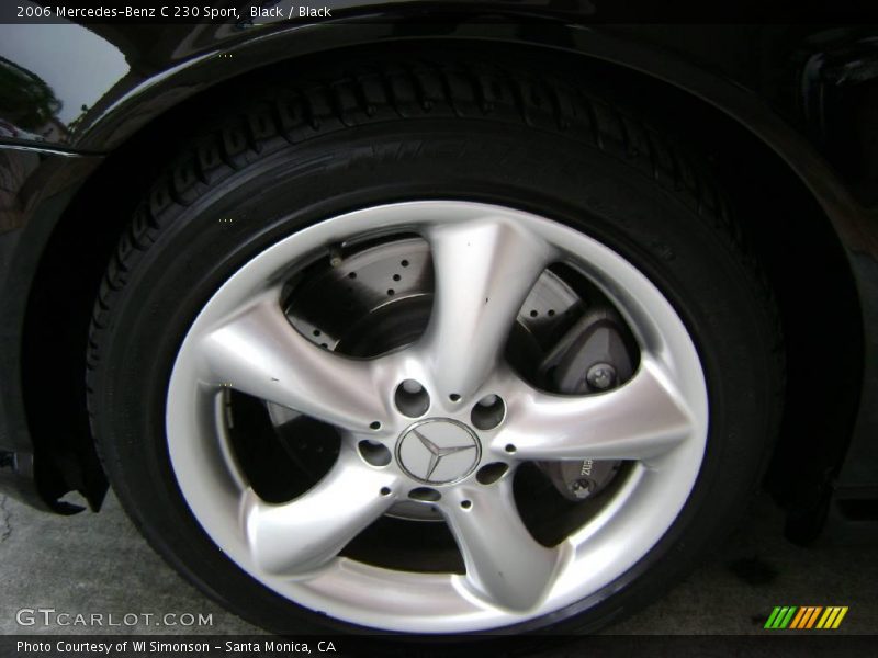 Black / Black 2006 Mercedes-Benz C 230 Sport