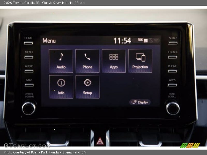 Classic Silver Metallic / Black 2020 Toyota Corolla SE